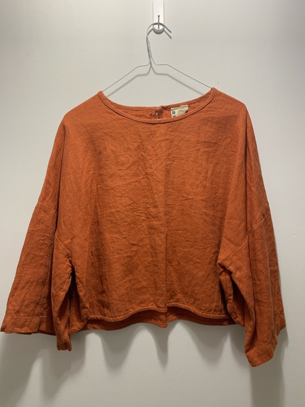 Beaton Linen Utility Crop Shirt